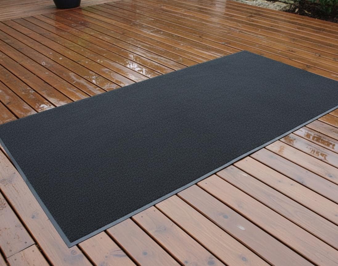 10mm Anti-Slip Rubber Floor Sheet UK - Heavy-Duty Safety Matting for Industrial and Commercial Applications
