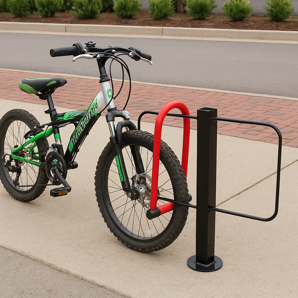 Heavy-Duty Steel Bike Rack UK - Professional Outdoor Bicycle Parking Stand