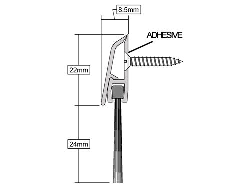 Industrial-Grade Concealed Fix Brush Bottom Door Seal For Reliable Door Protection