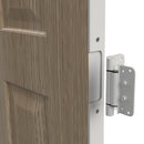 Professional White PVC Hinge Side U Rail For Seamless Protection - 2100mm