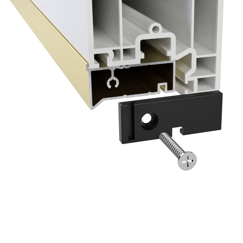 Premium Quality UPVC Door Infill Bar Perfect For Flush Door Thresholds - 45mm