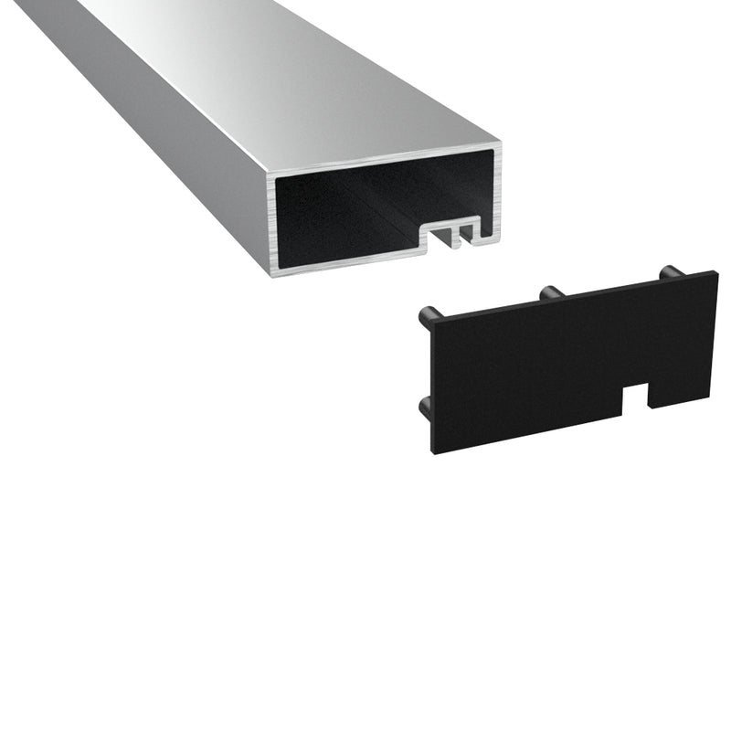 Industrial Grade UPVC Door Infill Bar For Flush Door Thresholds - 54mm