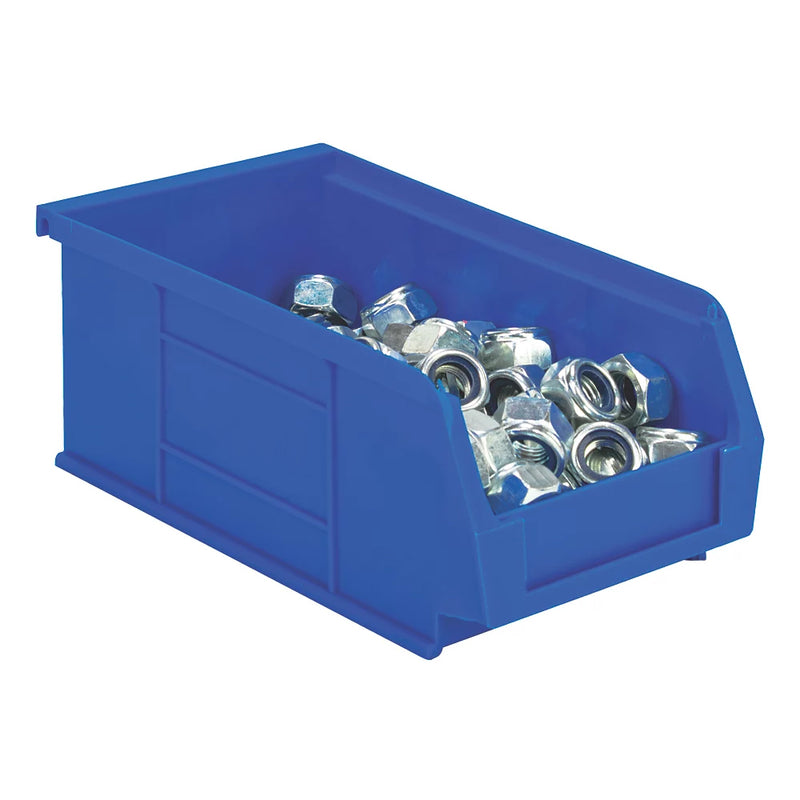 Professional Blue Semi-Open-Fronted Storage Bins For Ultimate Storage Solution - 20 Pack