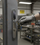 Premium Scroll Lever on Long Rounded Backplate with Discreet Fittings for Enhanced Style and Functionality