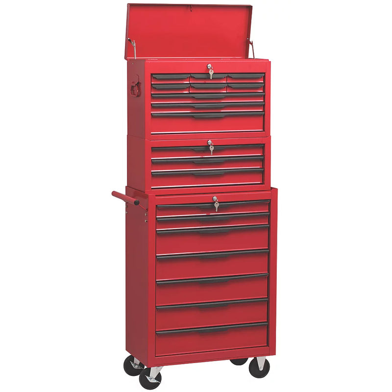 Industrial Grade 19-Drawer Tool Chest & Trolley For Ultimate Storage Solution