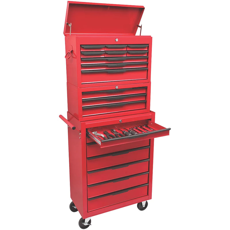 Industrial Grade 19-Drawer Tool Chest & Trolley For Ultimate Storage Solution