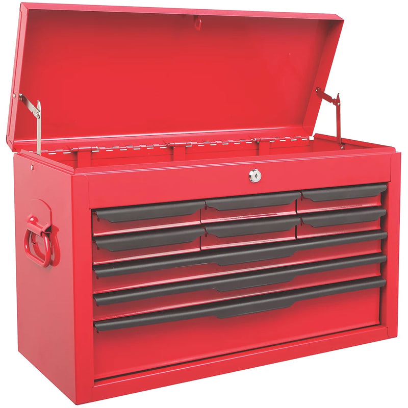 Industrial Quality Powder-Coated 9-Drawer Tool Chest Storage For Garage