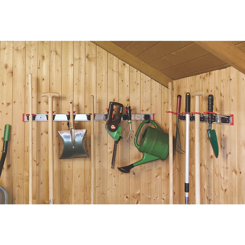High-Durable Red & Black Steel Tool Storage Accessory - Pack of 2