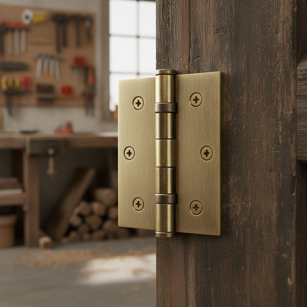76mm (3'') Ball Bearing Hinge with Antique Brass Finish