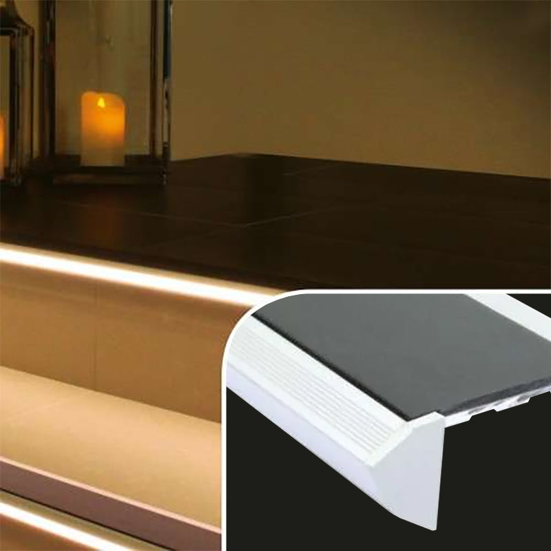 Vision Light Out Premium End Caps for Non-Slip Stair Nosing 77.5MM x 48.5mm 2 Pack High-Performance Durable & Easy Install