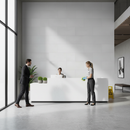 Light Grey Concrete Wall Panelling with UV Resistant Coat...