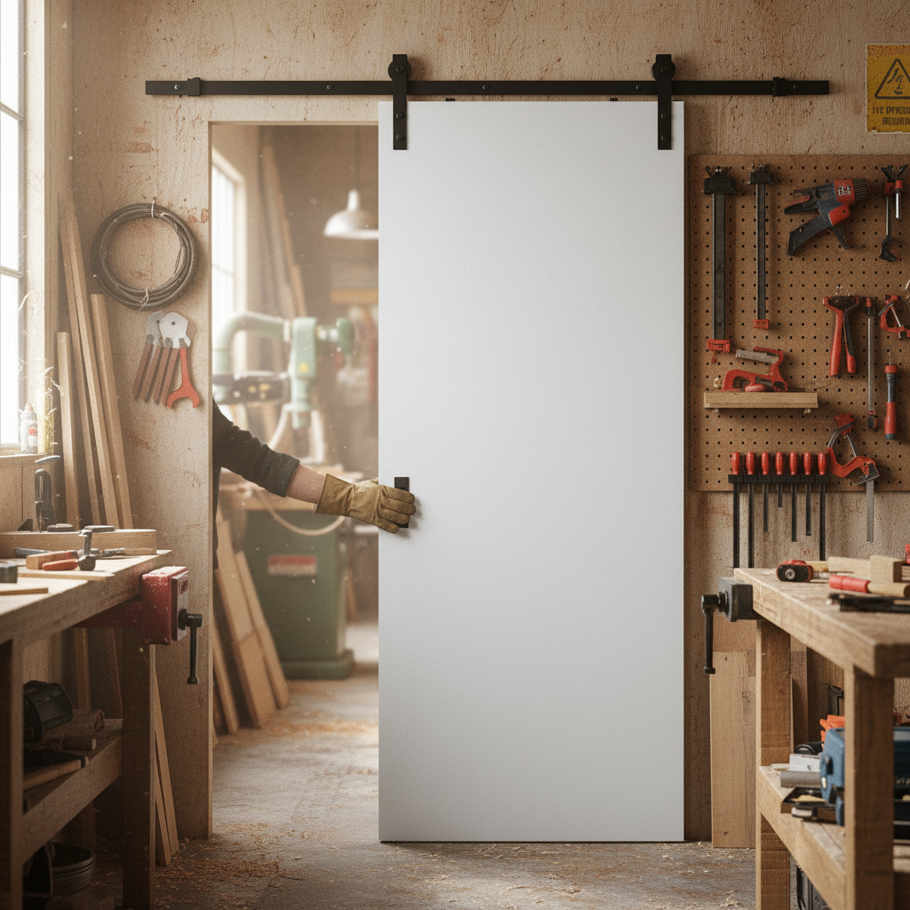 Internal Primed Flush Sliding Door