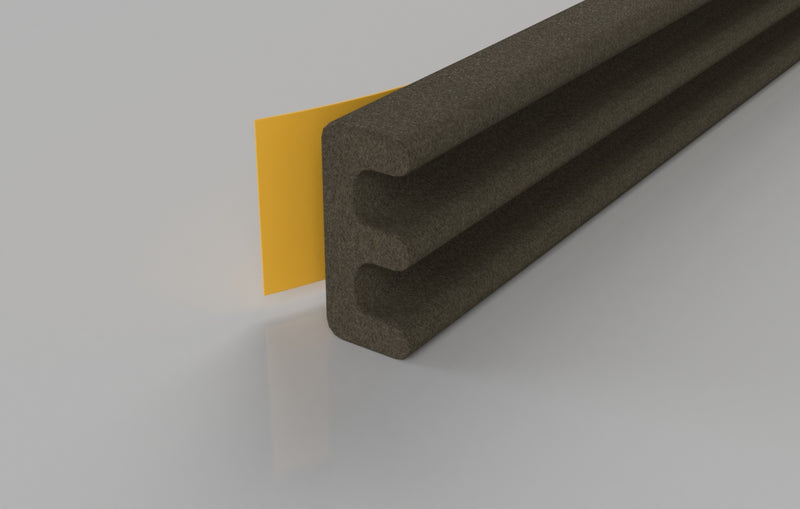 High Quality EPDM Self-Adhesive Rubber E Strip For Sealing Windows & Doors