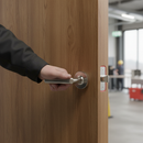 63mm CE13 Fire Rated Bolt Through Tubular Latch - Satin C...