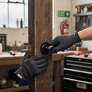 Solid Brass WC Turn and Release Knob in Matt Black Finish