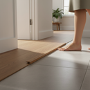 Premium Satin Lacquered End Profile Door Bar - 900mm Laminate Floor Transition Strip for Flooring Expansion Gaps