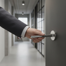 Designer Round Lever Door Handle Set