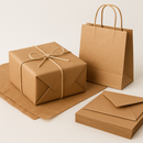 Premium Brown MG Tissue Paper 16gsm | Machine Glazed Packing Paper | 480 Sheets UK