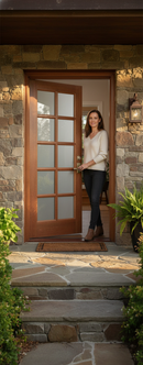 Premium Unglazed Hardwood External Door with Solid Hardwood Lippings and Thick Veneer for Superior Durability