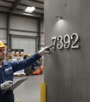 Premium Door Numerals in Satin Chrome Finish with Fixing Screws for Easy Installation