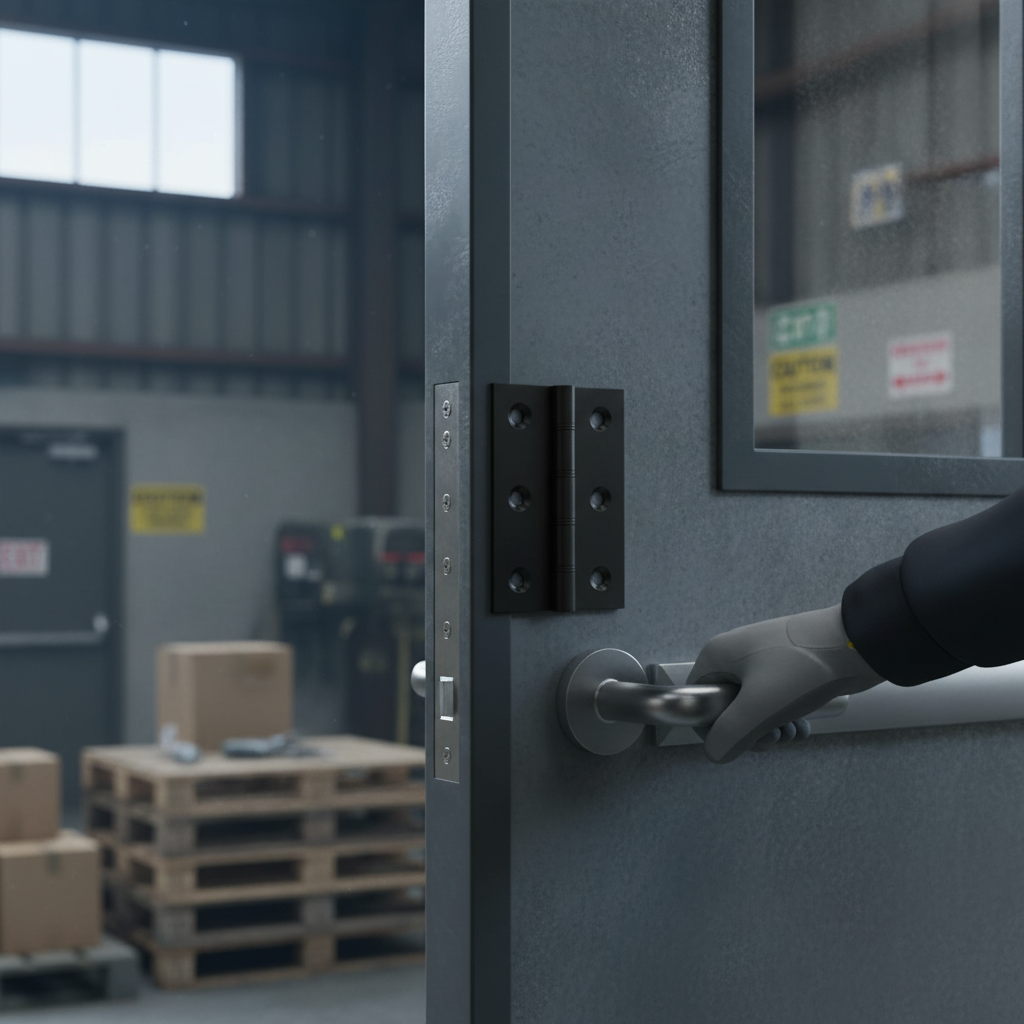 76mm (3'') Washered Hinges in Matt Black Finish