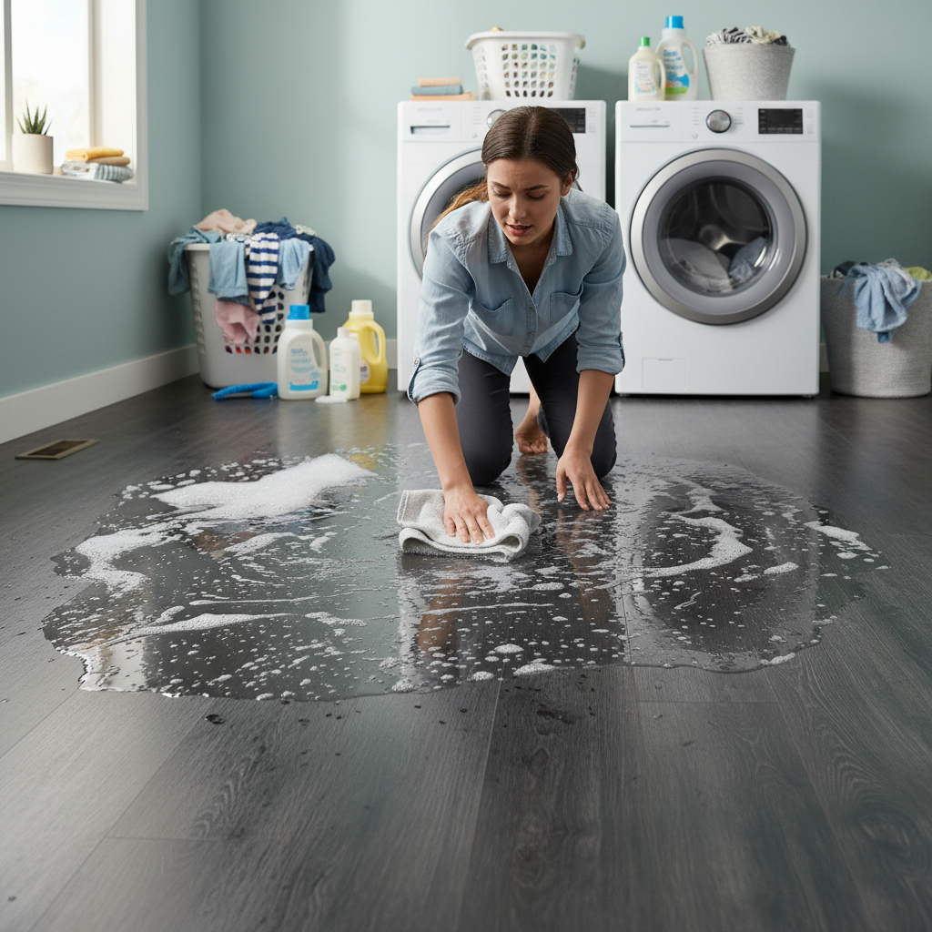 Premium Ocean Water-Resistant 8mm Laminate Flooring with Real Wood Effect Surface and Bevelled Edges for Modern Interiors
