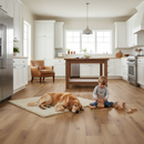 Premium Comfort Luxe Plus 12mm Laminate Flooring with Natural Oak Effect and Cork Underlay for Enhanced Comfort