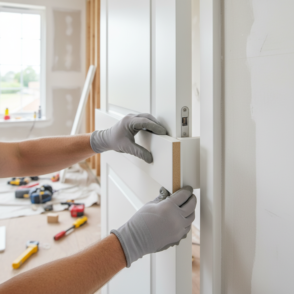 Premium Internal White Primed Door Pair Maker for Stylish Double Door Conversion and Interior Enhancement