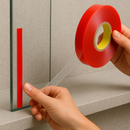 Premium Transparent Mounting Tape 25mm x 66m No Screws No Mess Just Instant Grip