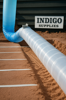 Heavy-Duty Water Drain Pipe Sleeve – 8" x 333m Polythene + 25 Cable Ties Quick Masonry Protection Kit