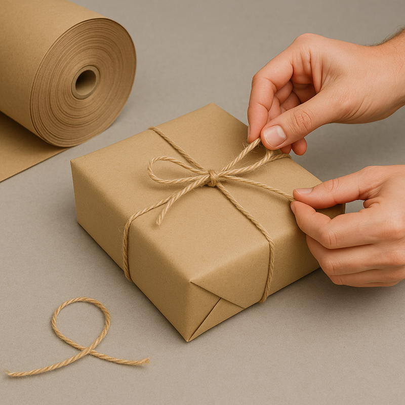 Premium Recycled Paper Cushion Roll Strong 3-Ply Void Fill for Packaging Biodegradable Sustainable