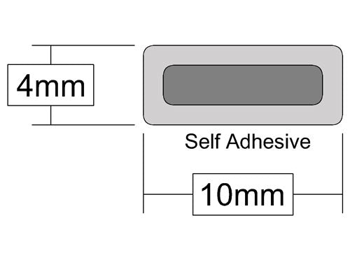 Heavy Duty Brown Self-Adhesive Intumescent Fire Seals For Fire Door Protection