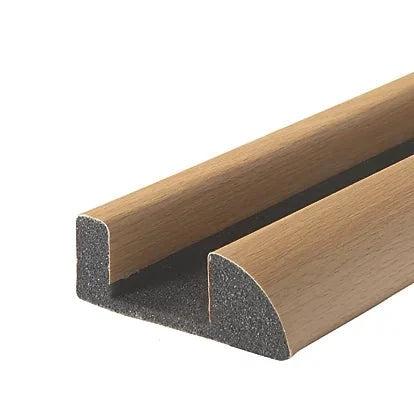 Industrial Grade Wood Effect Finish Foam Under-Door Seal  Effective Draught Protection - 914mm