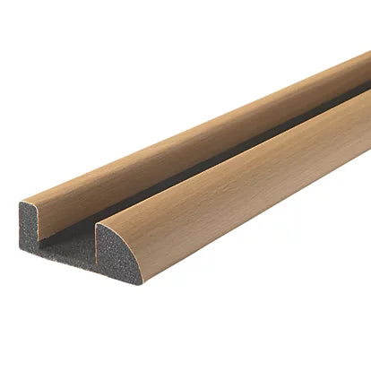 Industrial Grade Wood Effect Finish Foam Under-Door Seal  Effective Draught Protection - 914mm