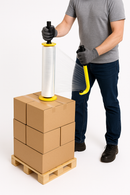 Premium Steel Pallet Wrap Dispenser 400–500mm Heavy-Duty Ergonomic Fast