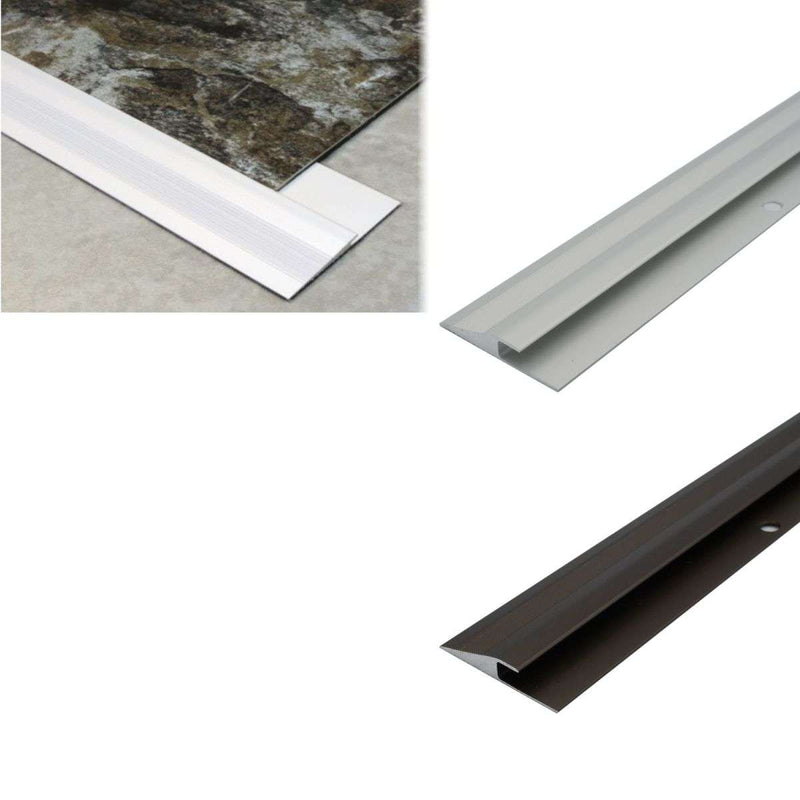 Premium 2.7m Aluminium Vinyl Flooring Edge Trim High-Performance Reducer Bar for LVT Flooring Easy Install Durable & Stylish