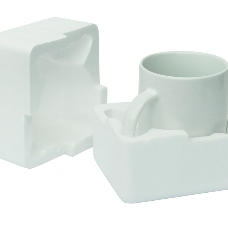 Premium Polystyrene Mug Boxes Shockproof Lightweight &amp; Secure Mug Packaging for Safe Shipping