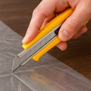 High-Performance Cutter Ergonomic Utility Knife with 18mm Blades Rubber Grip