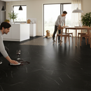 5mm Embossed Purecoat Rigid Core Vinyl Flooring in Black ...