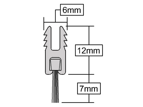 Heavy Duty Aluminium Centre Door Seal For Ultimate Protection