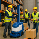 High-Performance Self-Propelled Pallet Wrap Machine Auto Height Sensor