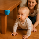 Premium Round Cut Foam Corner Protectors Heavy-Duty Polyethylene Edge Guards for Furniture Tables Worktops