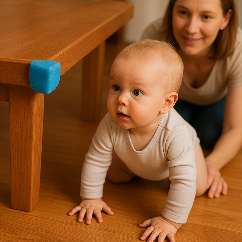 Premium Round Cut Foam Corner Protectors Heavy-Duty Polyethylene Edge Guards for Furniture Tables Worktops