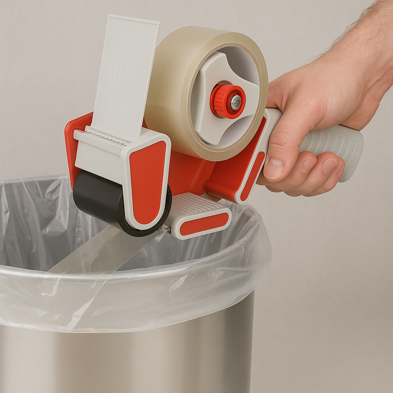 Heavy-Duty 48mm Hand Tape Dispenser Ideal for Packaging Storage