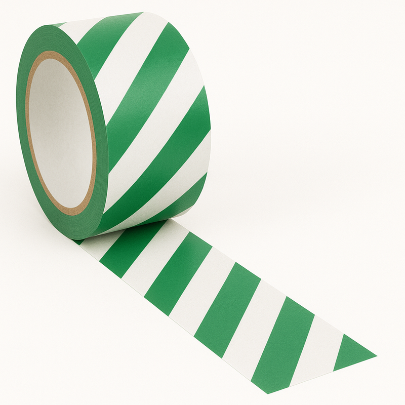 Premium Safety Floor Tape Strong Self-Adhesive Vinyl Forklift-Resistant Easy Applicator Use