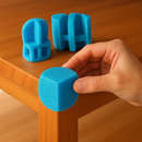 Premium Round Cut Foam Corner Protectors Heavy-Duty Polyethylene Edge Guards for Furniture Tables Worktops