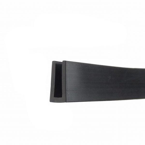 Large Square Rubber Weather-Resistant EPDM U-Channel Trim 6mm for Vehicles and Industrial Use