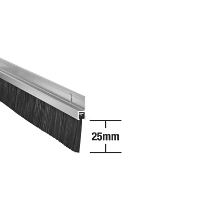 Heavy Duty Aluminium Brush Seal For Windows & Doors