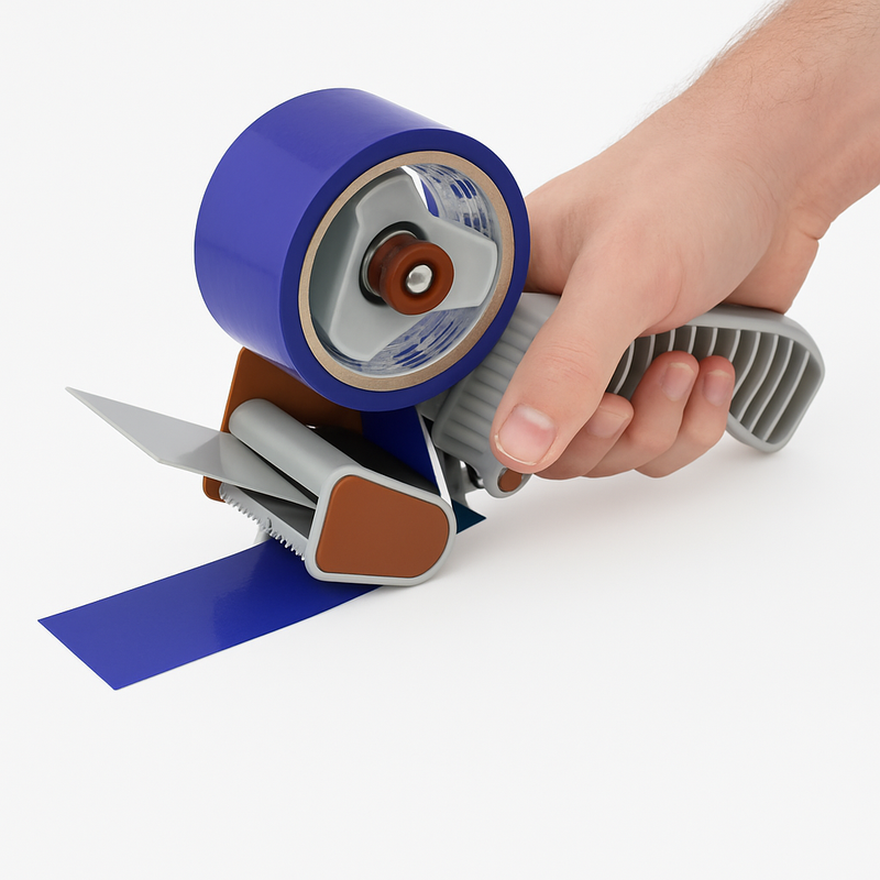 Premium Industrial Carton Sealer Metal Tape Gun Dispenser with Tension Control Fits 48mm Packaging Tape