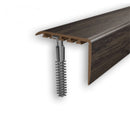 Premium 45 x 22mm PVC Wood Effect Stair Nosing Edge Trim Durable Easy Install Moisture & Dirt Resistant Perfect for Home & Commercial Use